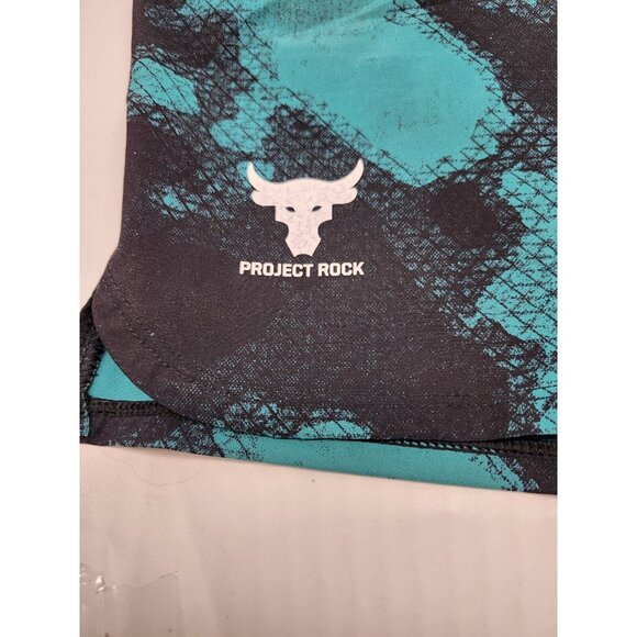 Under Armour Project Rock Woven Camo Printed Shorts 1377438-722 - Picture 3 of 7